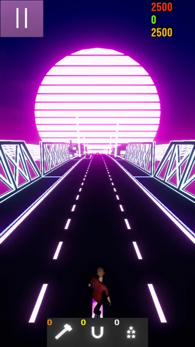 Captures d'écran de Vaporwave Skateboarding
